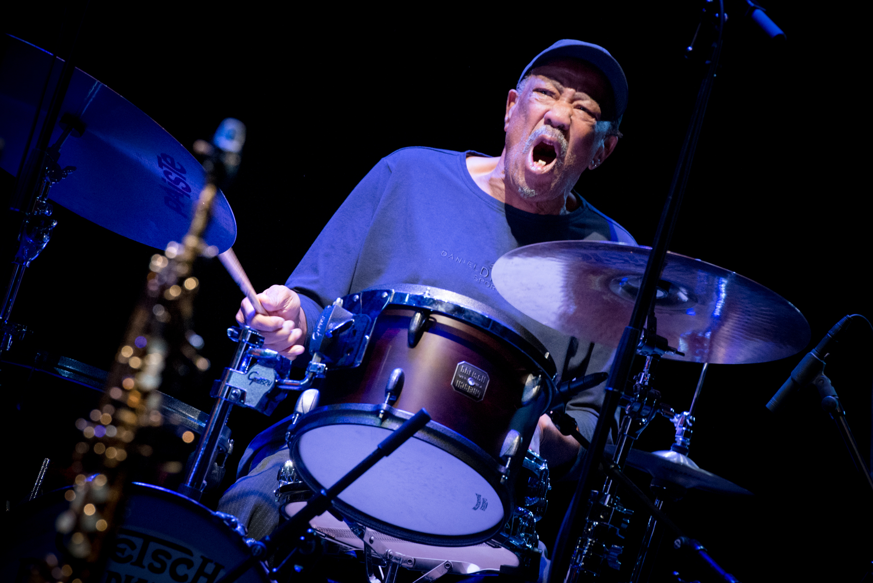 Louis Moholo-Moholo Quartet. 51. Jazzfest Berlin. Foto: Petra Basche Petra Basche